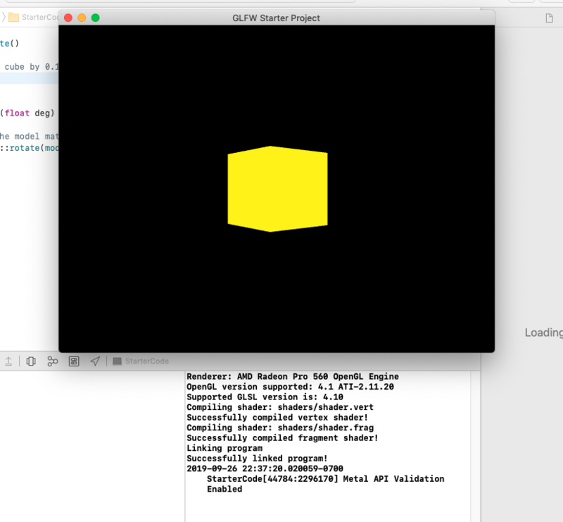 OSX XCode11 Setup Running.png